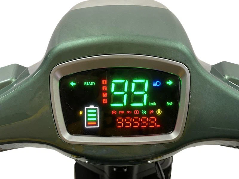 meter of the high speed electric motorcycle