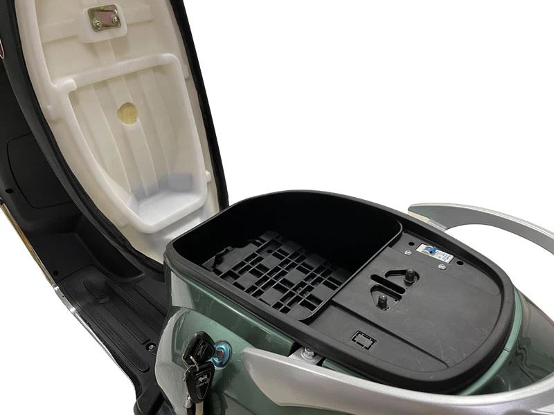 Seat bucket of the high speed electric motorcycle